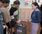 11 февраля в Мирненской средней школе № 11 при участии учащихся 8-11 классов прошла правовая игра «Молодой избиратель»