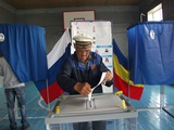 УИК № 579 голосование избирателя