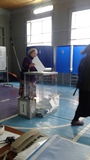 Голосование на избирательном участке № 579