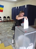 УИК № 582 голосует впервые Надя Литвиненко